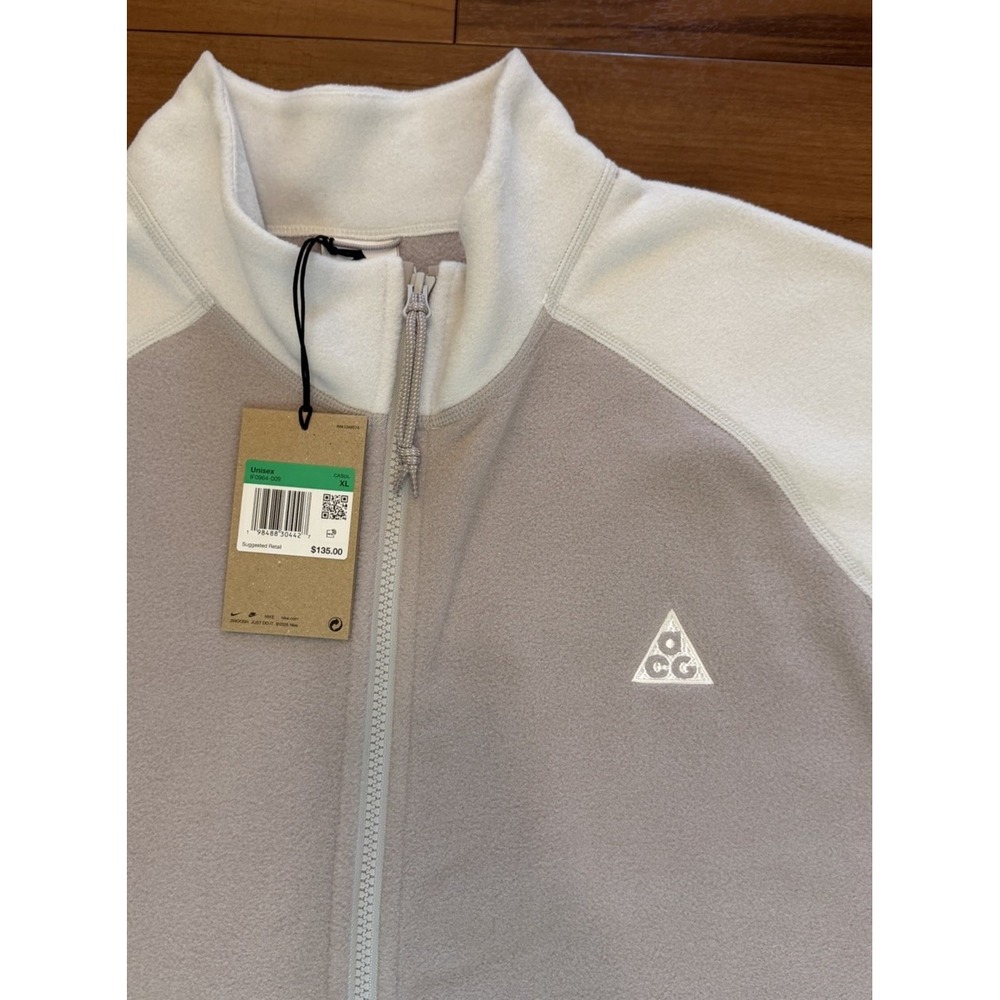 Nike ACG "Wolf Tree" Full-Zip Jacket IF0964-009 Grey White $135 Unisex Size XL - Picture 5 of 13